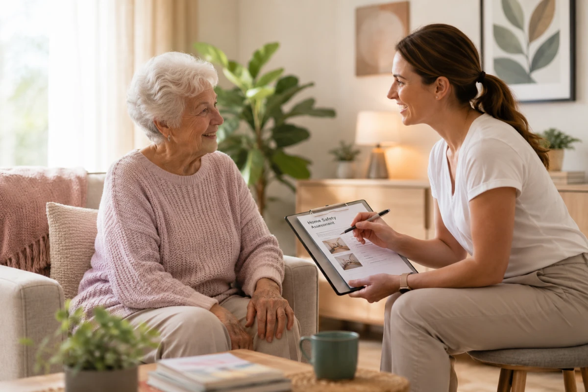 aged care OT assessment, Canberra home